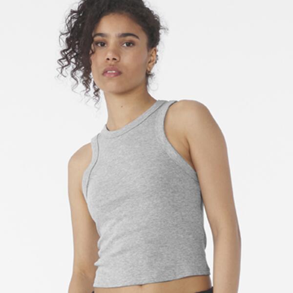 Bella Ladies Micro Rib Racer Tank Top Miniaturansicht