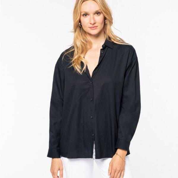 Damen Hemd Lyocell & Organic Cotton Shirt NS515 Miniaturansicht