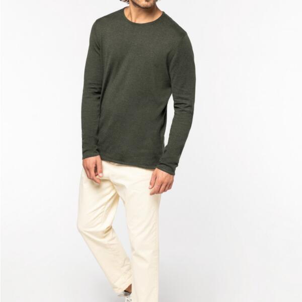 Herren Pullover Washed High Neck NS905 Miniaturansicht