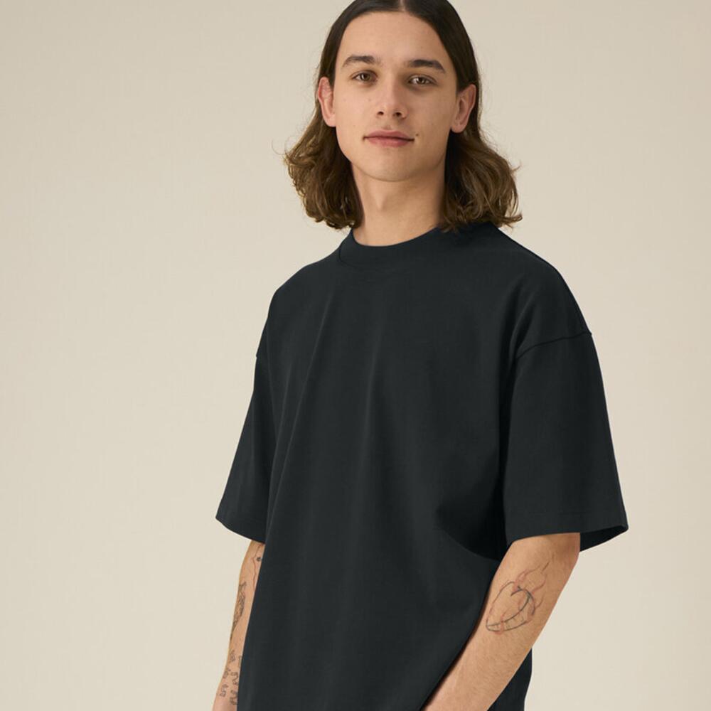 Heavyweight Boxy T-Shirt aus Bio-Baumwolle (Asher) Miniaturansicht