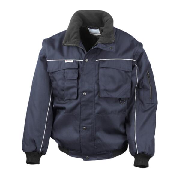 Zip Sleeve Heavy Duty Jacket - Result Workguard Miniaturansicht